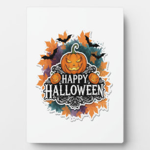 Grappige en griezelige Halloween-citaten Gelukkig Fotoplaat