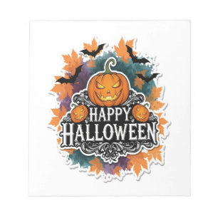 Grappige en griezelige Halloween citaten Gelukkig Notitieblok