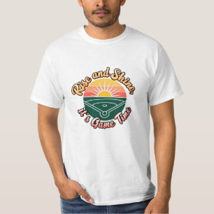 Grappige en grillige softbal graphics t-shirt