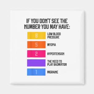 Grappige en humoristische Badminton Memes Shuttle  Magneet