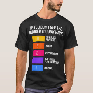Grappige en humoristische badminton memes shuttle t-shirt