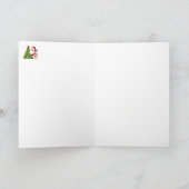 Grappige en humoristische kerstkaarten kaart (Binnen)