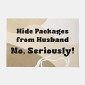 Grappige en humoristische welkomstmatten | Pakkett Deurmat (Voorkant)