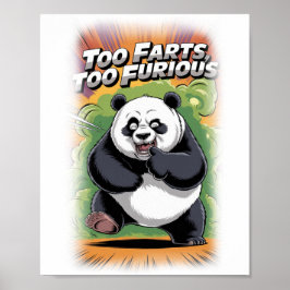 Grappige en Kleurrijke Parodie Film op een Witte Poster
