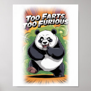 Grappige en Kleurrijke Parodie Film op een Witte Poster