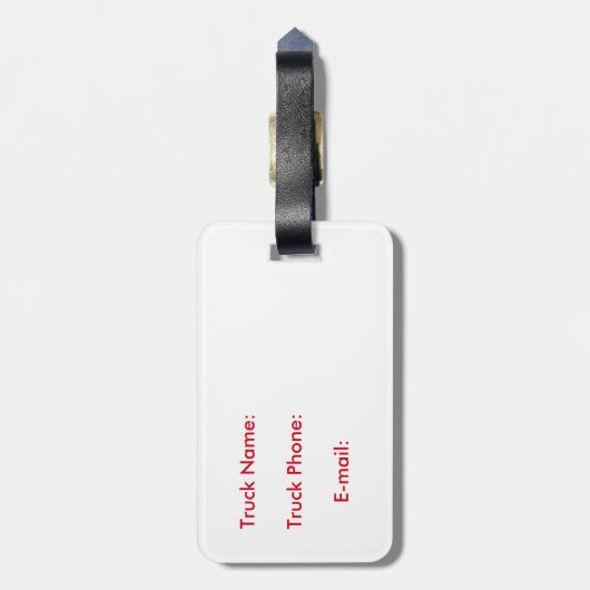 Grappige en koele Moeder Trucker door Storeman Bagagelabel (Achterkant verticaal)