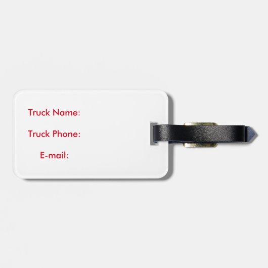 Grappige en koele Moeder Trucker door Storeman Bagagelabel (Achterkant horizontaal)