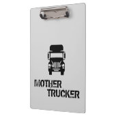 Grappige en koele Moeder Trucker door Storeman Klembord (Links)