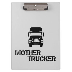 Grappige en koele Moeder Trucker door Storeman Klembord