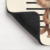 Grappige en Leuke Kat Mugshot Muismat (Hoek)