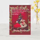 Grappige en leuke Merry Christmas baby Sulcata Sch Kaart (Gele Bloem)