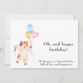 Grappige en leuke verjaardag Kaart (Voorkant)