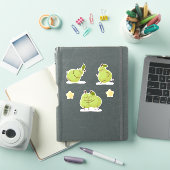 Grappige en liefdevolle kinderperen set sticker (iPad Cover)