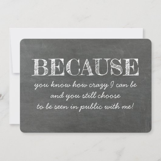 Grappige en lieve bruidsmeisje Kaart (Voorkant)