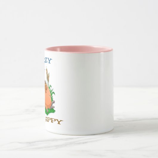 Grappige en luie capibara mok (Midden)