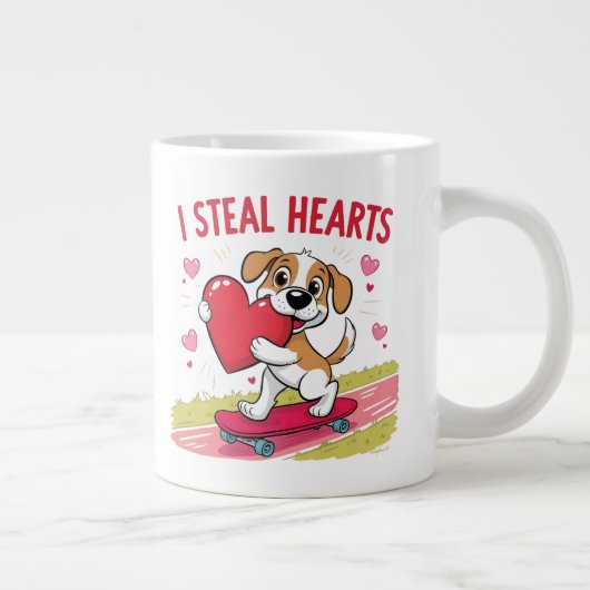 Grappige en moderne Valentijn's Day voor hem en ha Grote Koffiekop (Rechts)