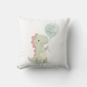 Grappige en Motiverende Dino Grafiek Kussen (Voorkant)