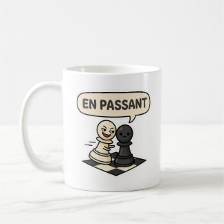 Grappige En Passant Schaker Koffiemok