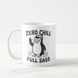 Grappige en sarcastische nul chillen volle sass pi koffiemok