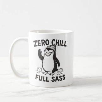 Grappige en sarcastische nul chillen volle sass pi koffiemok