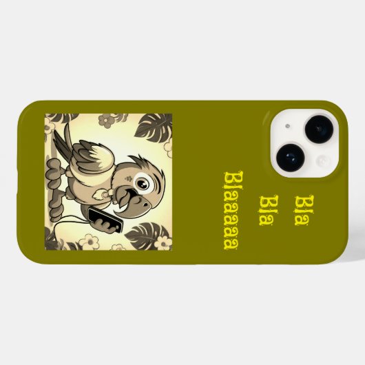 Grappige en sarcastische papegaai Case-Mate iPhone case (Achterkant (horizontaal))
