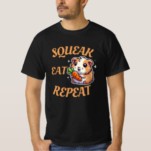 Grappige en Schattige Guinee Pig Lover Graphics T-shirt