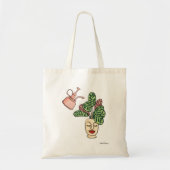 Grappige en schattige kamerplant met jouw naam tote bag (Voorkant)