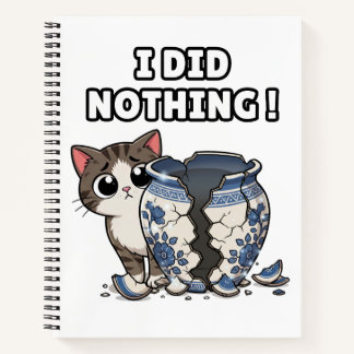 Grappige en schattige kat notitieboek