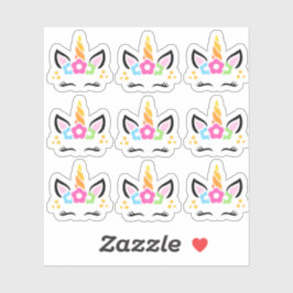 Grappige en Schattigee eenhoorn Stickers