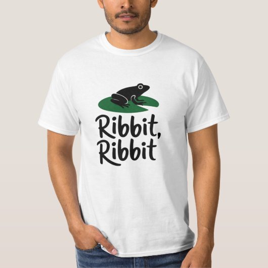 Grappige en Schattigee Frog Lover Design T-shirt (Voorkant)