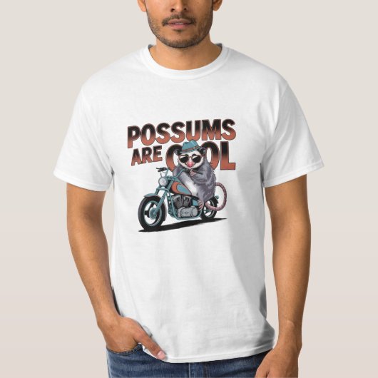 Grappige en Schattigee Possum Lover Graphics T-shirt (Voorkant)