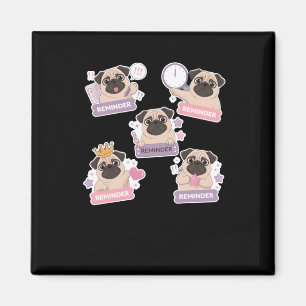 Grappige en Schattigee puppyherinnering voor je da Magneet