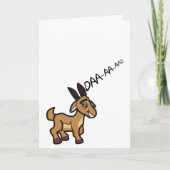 Grappige en Schattigee Talking Goat Vaderdag Kaart (Voorkant)