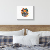 Grappige en spookachtige Halloween Quotes Gelukkig Canvas Afdruk (Insitu (Slaapkamer))