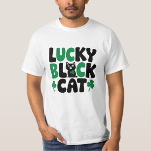 Grappige en Spooky Black Cat Lover Graphics T-shirt