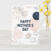 Grappige en vrolijke Moederdag kaart (Gele Bloem)