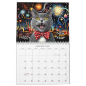 Grappige en Whimsical Kattenliefhebber Kalender (Jan 2027)
