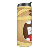 Grappige enge Boo Mummy Halloween Thermosbeker (Gedraaid links)