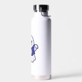Grappige enge geest illustratie ontwerp waterfles (Links)