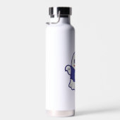 Grappige enge geest illustratie ontwerp waterfles (Rechts)