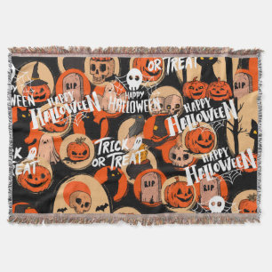Grappige & Enge Halloween Griezels Deken