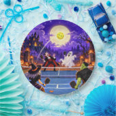 Grappige, enge Halloween Pickleball Bord (Feest)