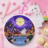 Grappige, enge Halloween Pickleball Bord (Feest)
