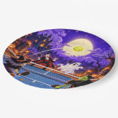 Grappige, enge Halloween Pickleball Bord (Gekanteld)