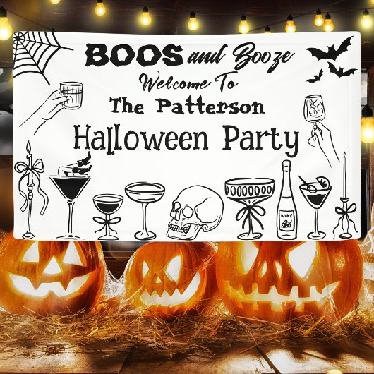 Grappige enge krabbel Halloween-feest begrroeting Spandoek