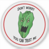 Grappige enge Romeinse sla sticker (Voorkant)