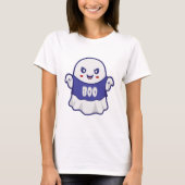 Grappige enge spook illustratie ontwerp t-shirt (Voorkant)