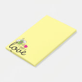 Grappige Engel - Alles Wat Ik Tref Is Liefde 1 Post-it® Notes (Schuin)