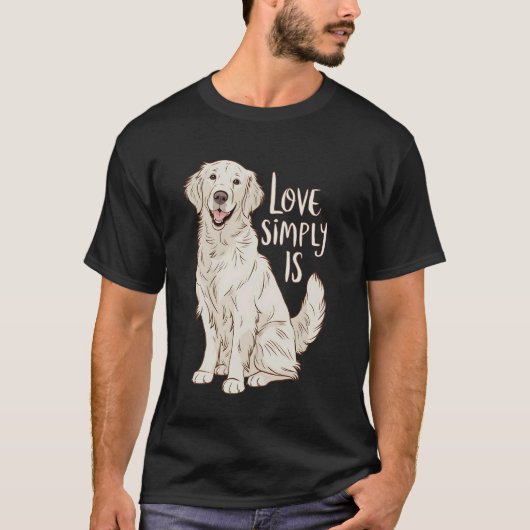 Grappige Engelse Crème Golden Retriever Moeder Vad T-shirt (Voorkant)