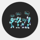 Grappige Engelse interpunctie ontwerp Sticker (Voorkant)